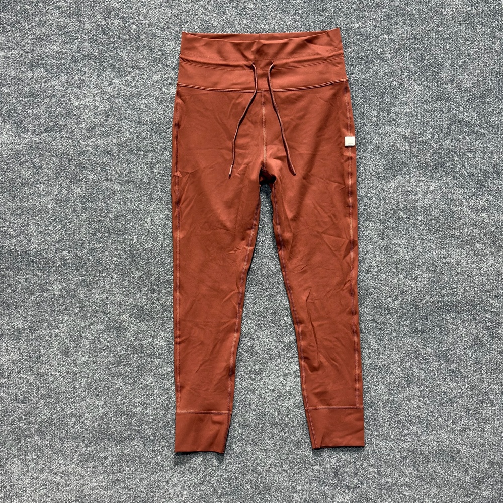 Vuori Leggings Womens L Brown High Rise Jogger Stretch Athletic Pants VW323